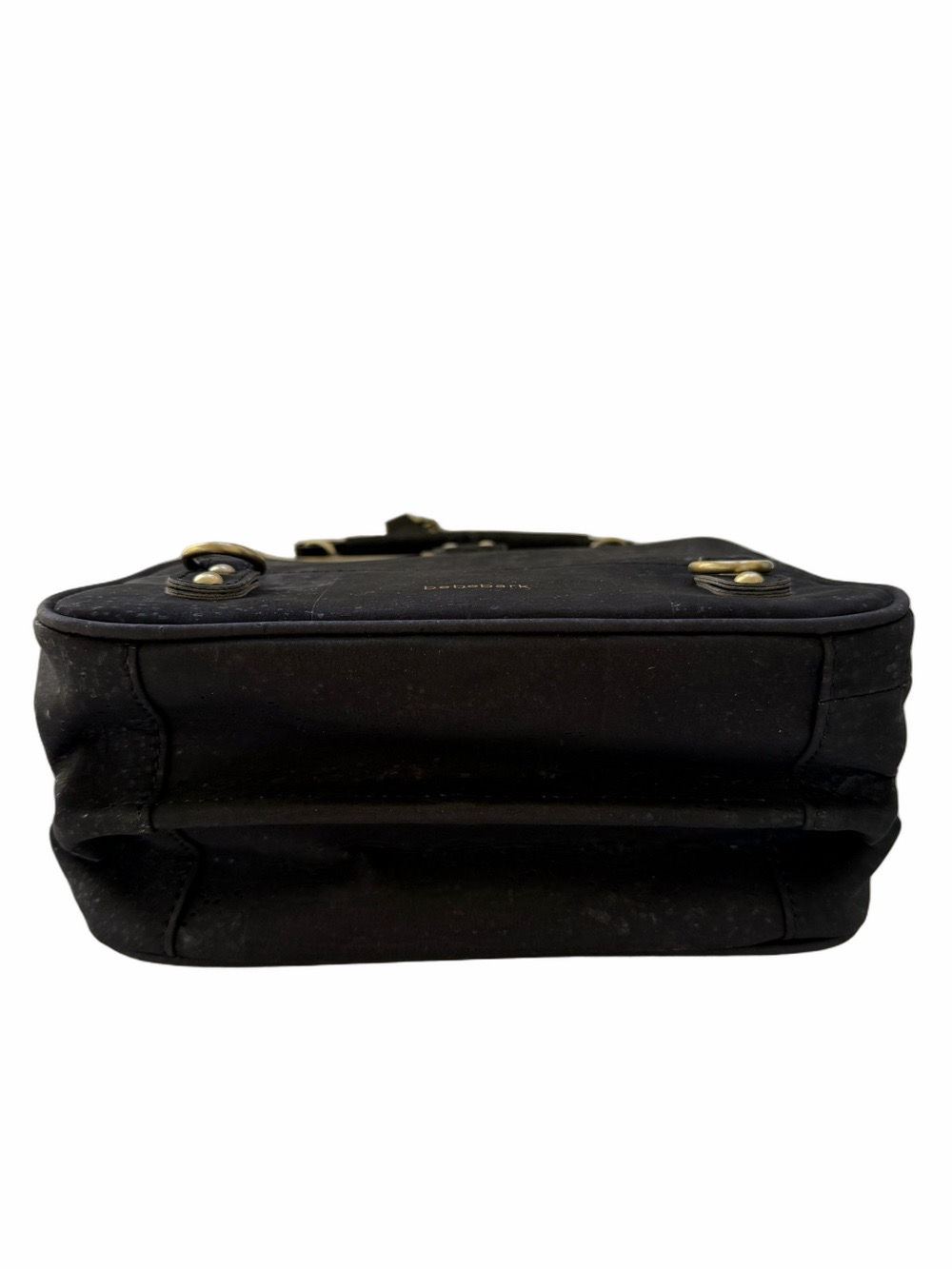 Laflore Paris Bebebark Convertible Purse Bag Backpack Black Cork EUC - Picture 11 of 16